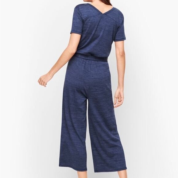 T by Talbots MARLED JERSEY ROMPER size Large - Picture 3 of 11